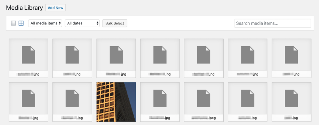 archivos imagenes rotas