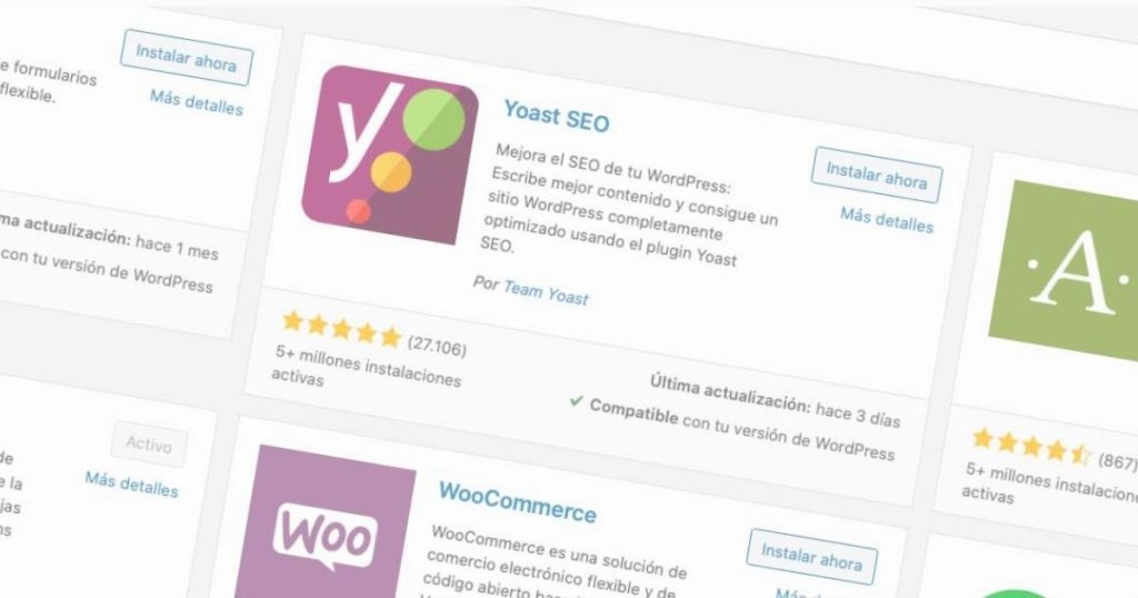 5 Plugins esenciales para WordPress