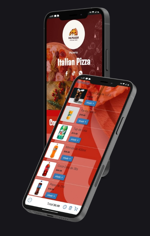 Menús digitales interactivos