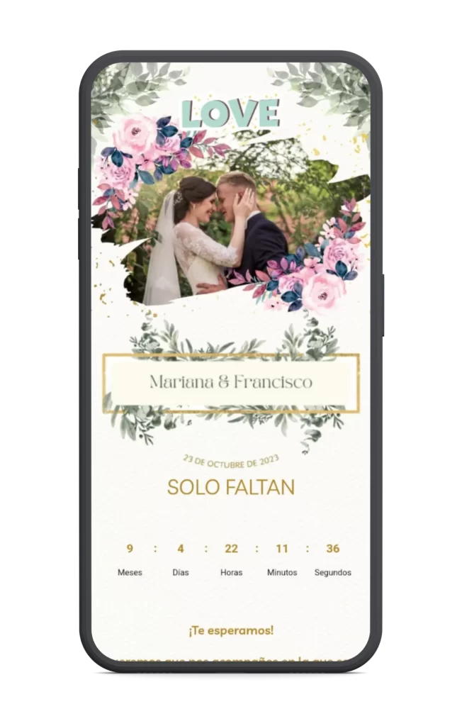 Invitaciones Digitales para Boda