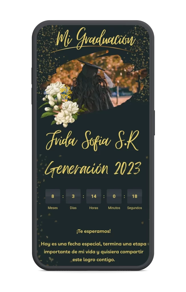 Invitaciones Digitales para Graduación